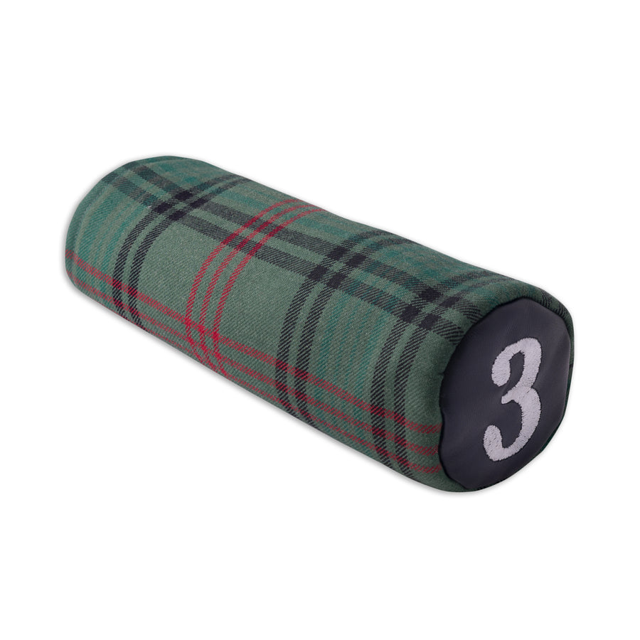 Ross Hunting Tartan & Leather Headcover