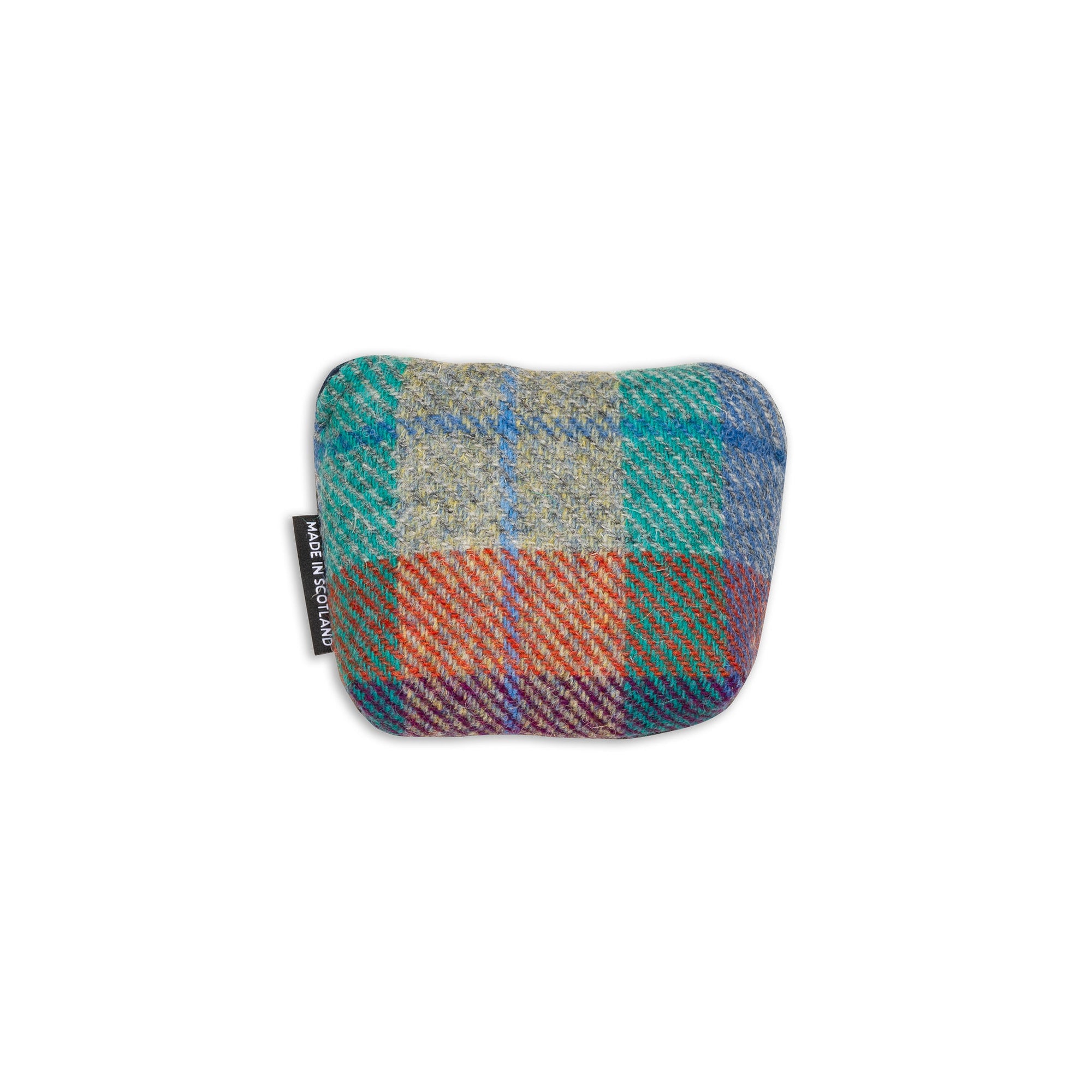 Jura Sunset Harris Tweed &amp; Leather Mallet Putter Cover