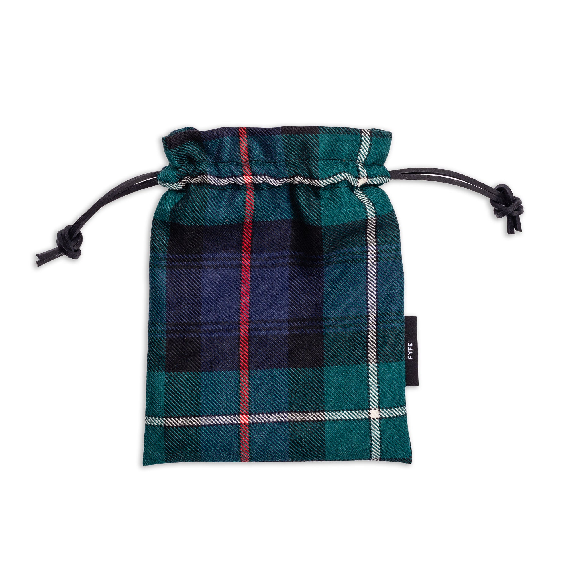 MacKenzie Tartan Tweed Leather Drawstring Pouch – Fyfe Golf